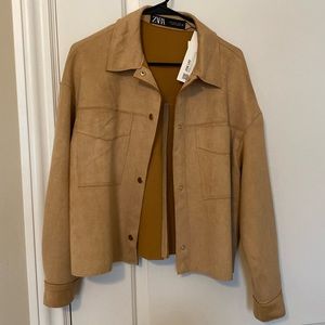 NWT ZARA SUEDE JACKET